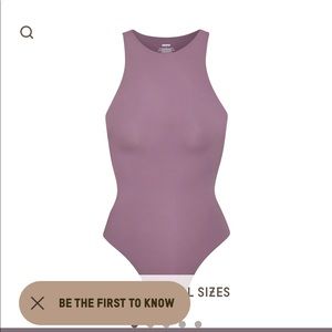 Skims Fits Everybody Purple bodysuit NWT